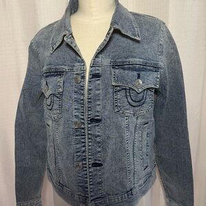 True Religion Light Blue Jean Jacket